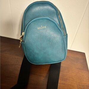 Kedzie Teal Mini Backpack Purse